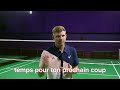 Technique ractivit en badminton  le buste en avant 