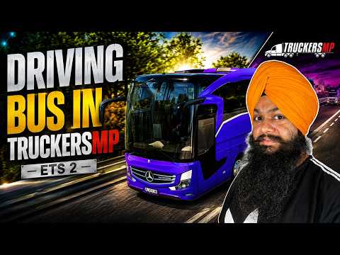 Driving a Bus in TruckersMP! 🚌 | Euro Truck Simulator 2