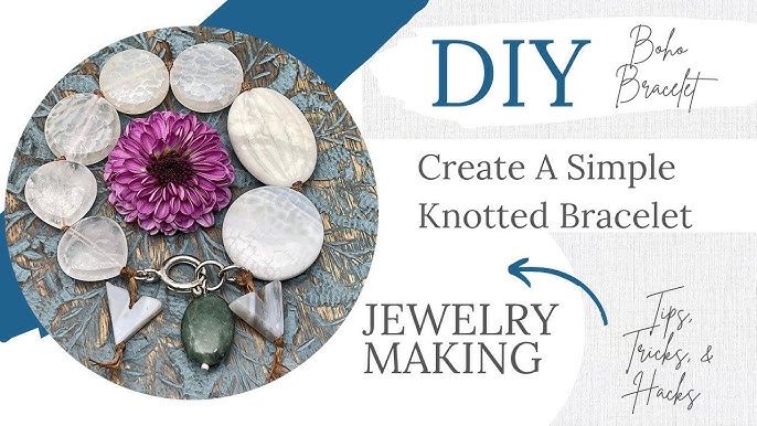 Learn Three Macrame Bracelet Designs using Bicone Beads – Crystals
