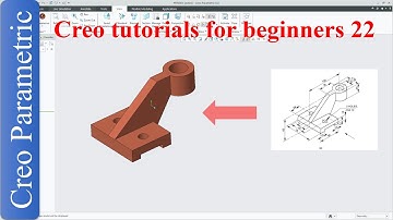 Creo parametric tutorials for beginners|creo|proE|tutorial-22