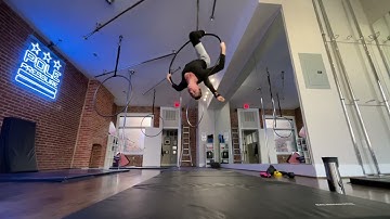 LYRA Sequence Archive Advanced Beginner Pike Shoulder Stand Ankle Spilt