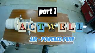 Air Powered OIL PUMP | ACTWELL F80 | dis-assembly (part 1) by Akoysi Dan 1,264 views 3 years ago 10 minutes, 3 seconds