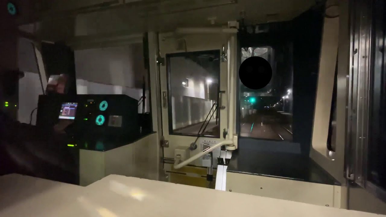 前面展望 ] 5、4、3、電鈴ﾖｼ！ 模範的運転士ｸﾛﾁｬﾝﾃﾞｽ！ 名鉄瀬戸線 新