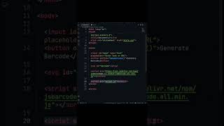 Barcode with html css JavaScript 🔥🔥🤖🧑‍💻 #subscribe #code #coding