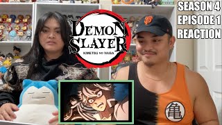 Demon Slayer S4 Ep. 1 Reaction | To Defeat Muzan Kibutsuji