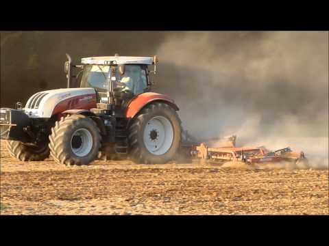 Lohnmaschinen Gölles - Steyr CVT 6230 – Hatzenbichler Saatbeetkombinaton