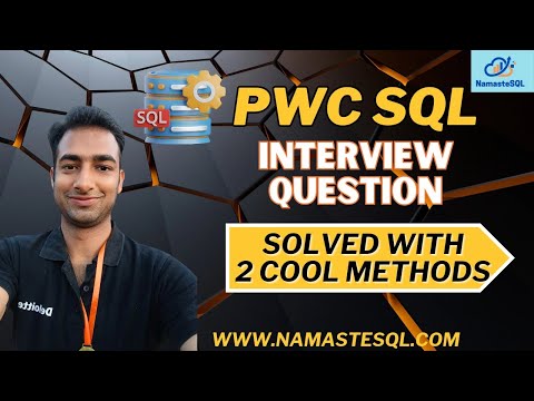 PWC SQL Interview