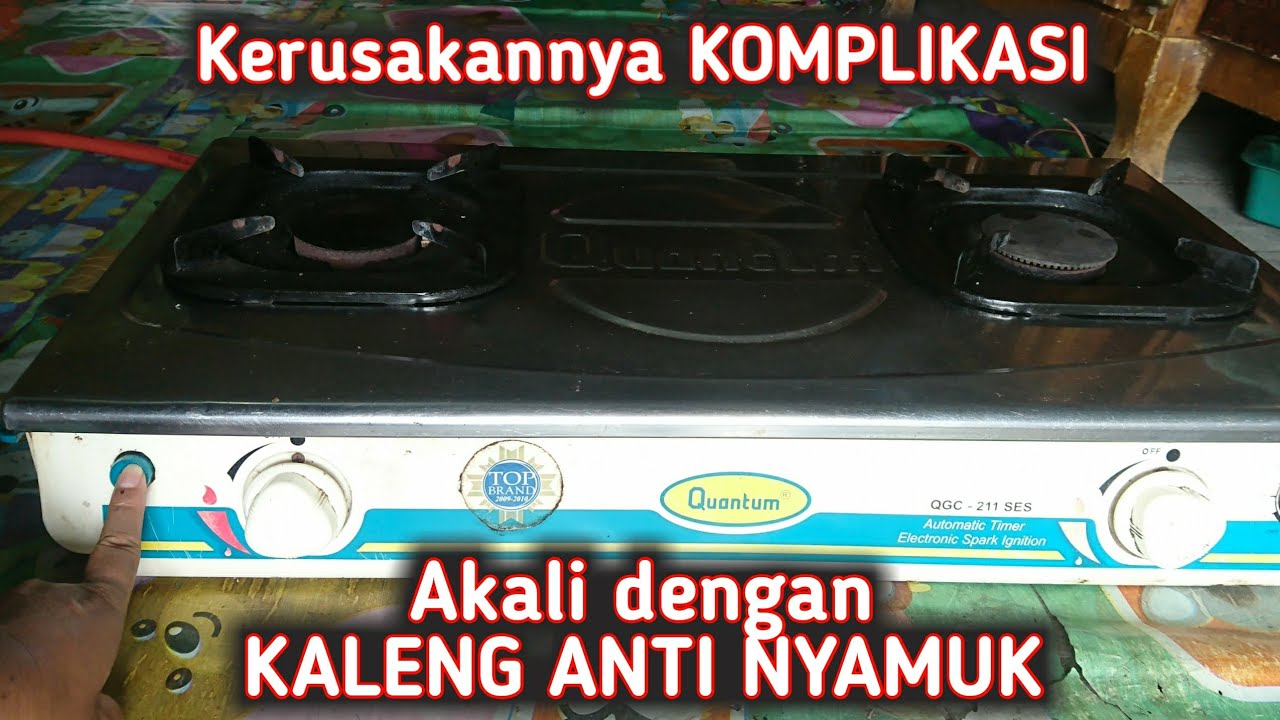 Perbaiki Pemantik Elektrik Kompor Gas Rusak Parah | Perbaiki Kompor Gas