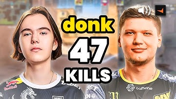 donk with s1mple play CS2 POV | donk Faceit Ranked (Dust2) - donk 47 Kills