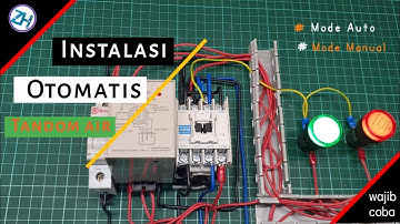 merakit otomatis pompa air toren | floatless level switch