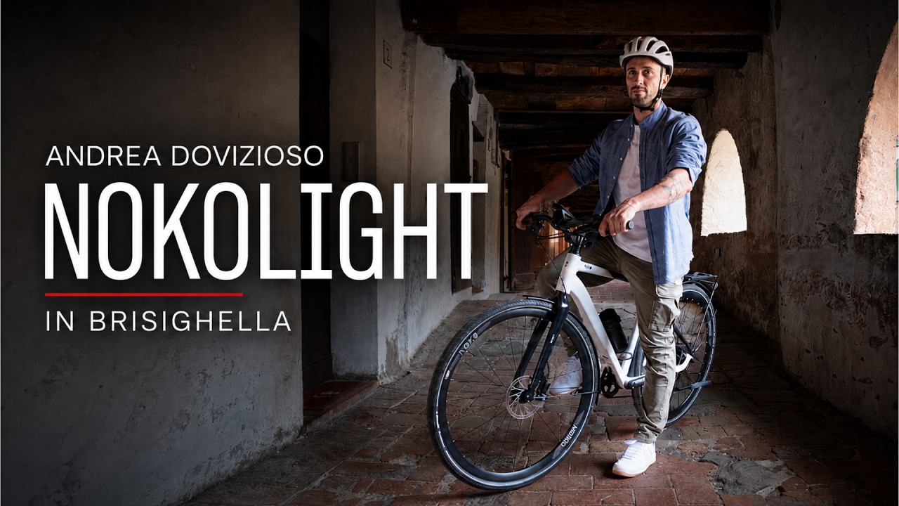 Andrea Dovizioso riding NOKOLIGHT in Brisighella