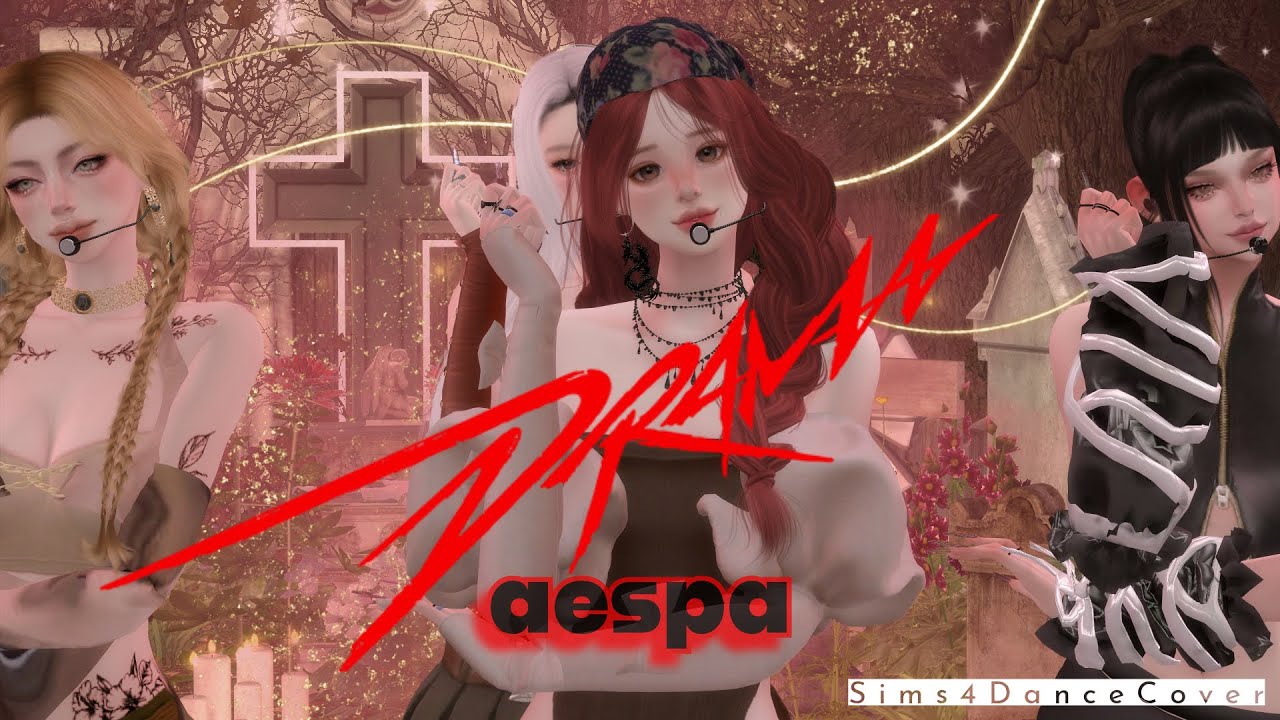 Sims 4💖 -  aespa 에스파 'Drama' Live 4K Dance Cover(심즈4) 【シムズ4】 K-POP