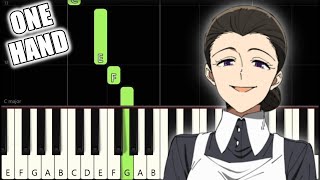 Video thumbnail of "Yakusoku no Neverland - Isabella’s Lullaby - EASY Piano Tutorial(Synthesia) by TAM"