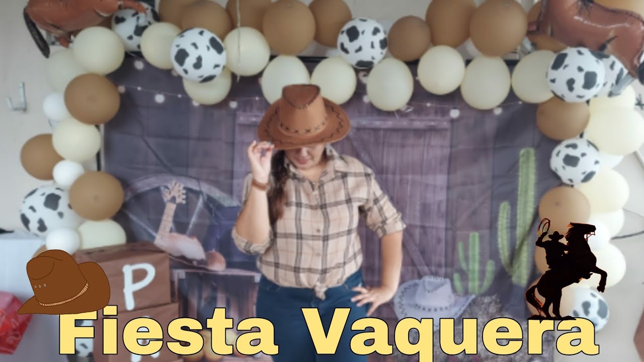 Celebrando día de padres, fiesta temática  Vaquera