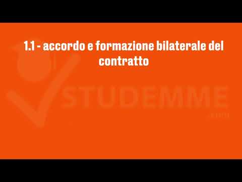 Video: Qual è un esempio di contratto bilaterale?