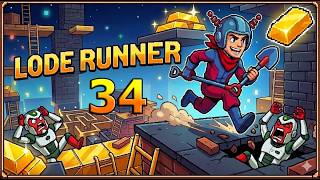 Lode Runner - Stage 34