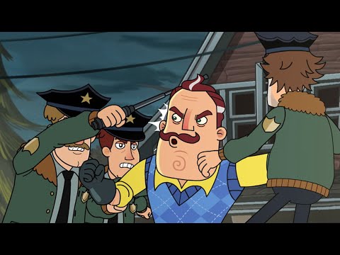 Neighbor vs Cops - Episode 6 Clip - Hello Neighbor Cartoon