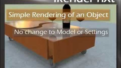 SketchUp Rendering   Simple Object Rendering Using IRender nXt