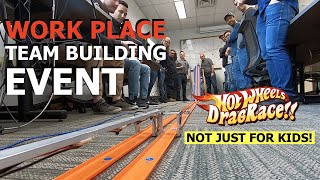 Hot Wheels drag race tournament // Boost office spirit with diecast cars.