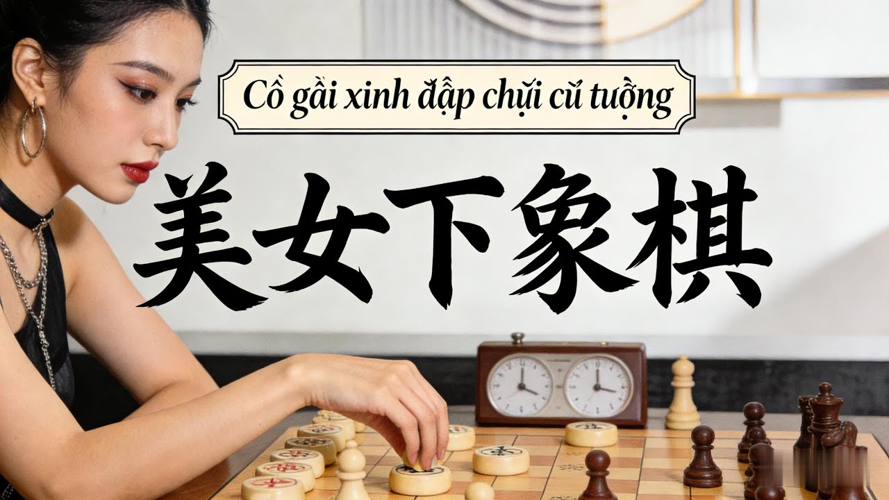 讓四子還能贏？美女棋手逆天操作，對手到最後都不敢信#讓四子逆襲 #逆天操作 #美女棋手實力 #不敢置信 #象棋極限挑戰