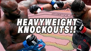 Fan Favorite UFC Heavyweight Knockouts & Submissions