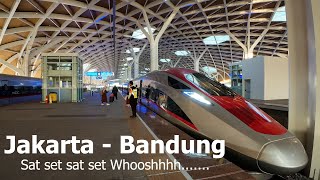 Virtual Trip Jakarta Halim - Bandung Padalarang || Kereta Cepat Whoosh KCIC Premium Economy Class