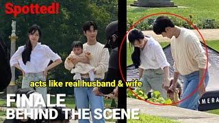 Spotted!Kim Soo Hyun and Kim Ji Won acts like real husband & wife l behind the Scene lQueen of Tears