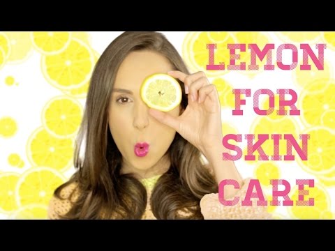Lemon for skin care tutorial | DIY face lift & cleansing scrub