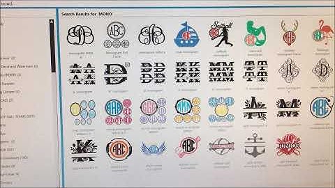 Silhouette 4 1 How To Make  Monogram