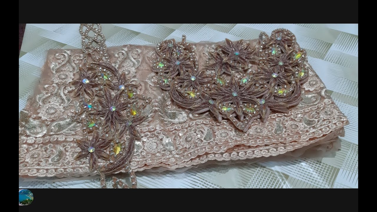 تفصيل وخياطة بلوزة مودارن للعروس بصدر جميل جدا جزء 1👍🥰