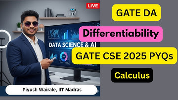 GATE CSE PYQ Solution 2025 | Differentiability, Calculus | GATE Data Science #gateda #gatecse