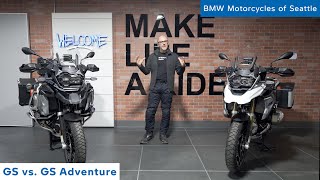 2021 GS vs GS Adventure Comparison | Which one will best suit you? | BMW Motorcycles of Seattle