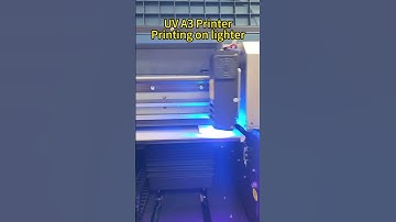UV A3 printer printing on lighter #uvprinting #printing