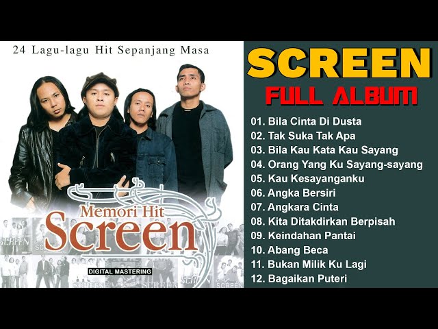 Koleksi Lagu Terbaik SCREEN | Full Album Slow Rock 90an Screen class=