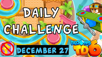 Bloons TD 6 Daily Challenge | Air Monke | No Hero No MK No Powers | December 27 2023