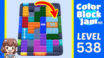 Color Block Jam Level 538 Solution Walkthrough