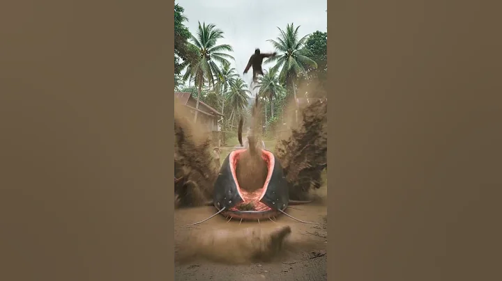 What could be lurking inside the catfish’s mysterious belly #catfish #wildlife #nature