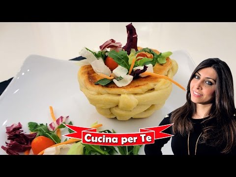 Cestini Di Pasta Sfoglia Con Cubetti Di Zucchina Youtube