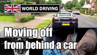 How to move off from behind a parked car