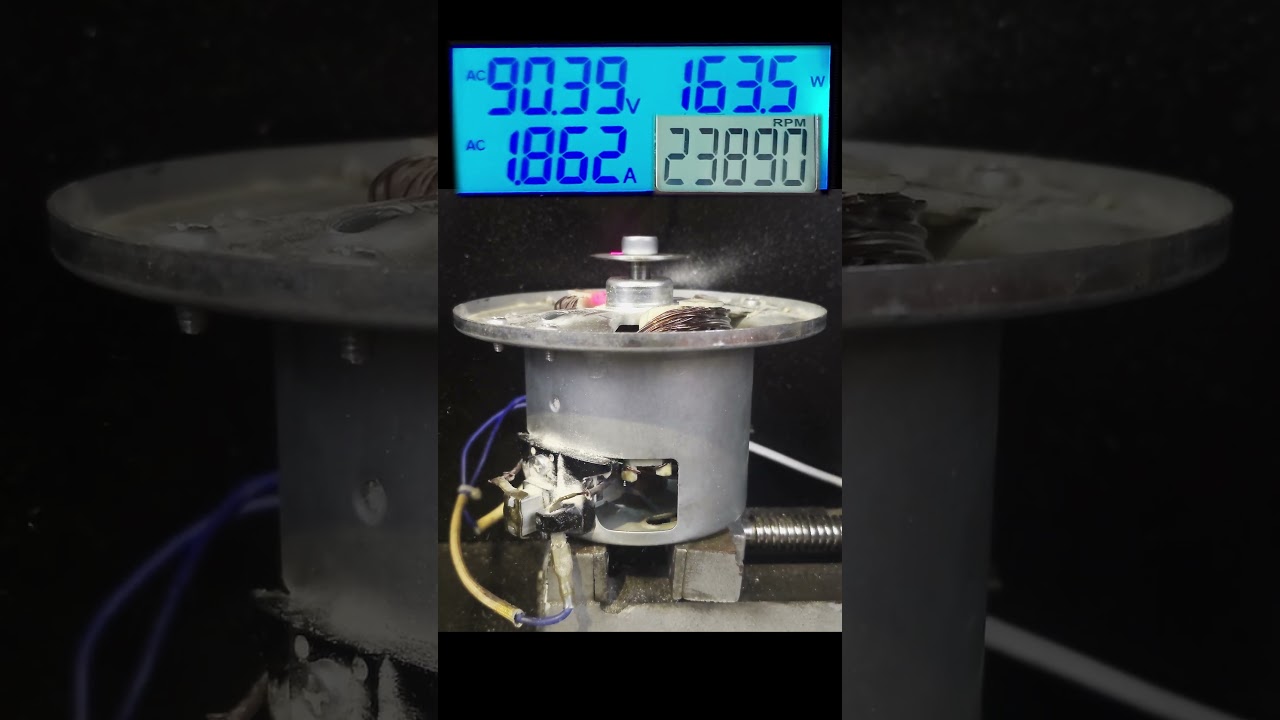 vacuum cleaner motor no impeller overvoltage 