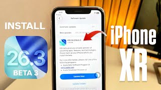 So installieren Sie iOS 26.3 Beta 3 auf dem iPhone XR