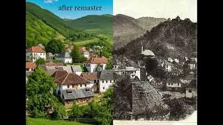 📸 Srebrenica 1915: Austro-Hungarian Postcard Restored in 4K! HDR Before and After