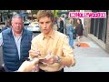 Eddie Redmayne Makes Time For Fans While Arriving At &#39;Conversation With MTV’s Josh Horowitz&#39; In N.Y.