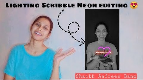 #neoneffectreels #vfx #glowingeffect Lighting scribble neon video editing . Glowing effect editing 🤗