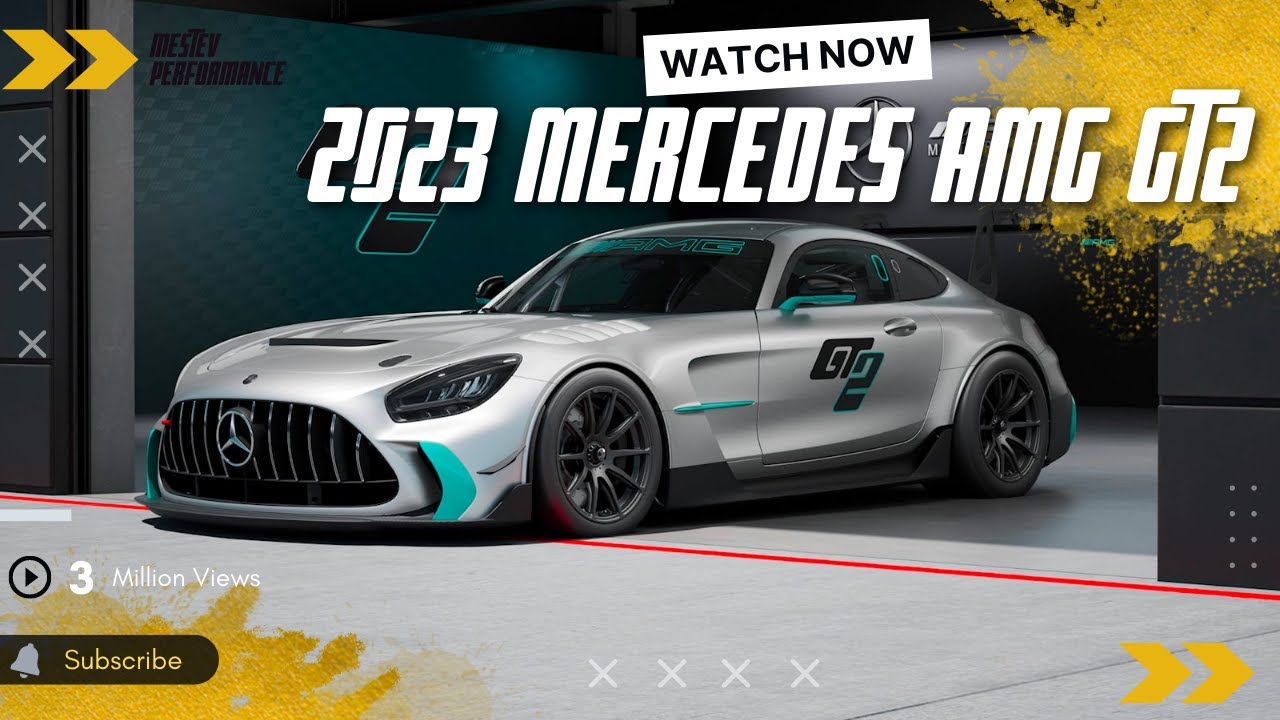 2023 MERCEDES AMG GT2 RACE CAR REVEALED