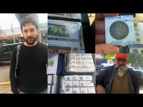Directo desde la feria de monedas billetes y sellos del Parque Rivadavia