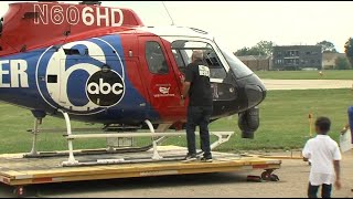 Chopper 6 makes appearance at Aviation Career Day for students in Philadelphia