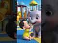 Baby and Elephant #usashorts #cartoon #1millionviews