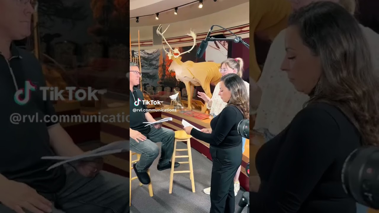 En tournage avec Mathieu et Heidi au Musée Shaputuan 😊🎥