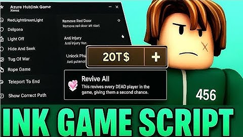Ink game Script *NO KEY*- New update, auto win, Dalgona, Glass Bridge, Godmode & more 🦑⚔️